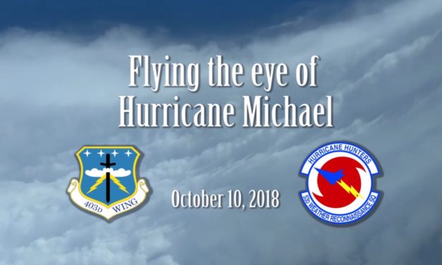 Air Force “Hurricane Hunters” Fly Eye of Hurricane Michael before landfall