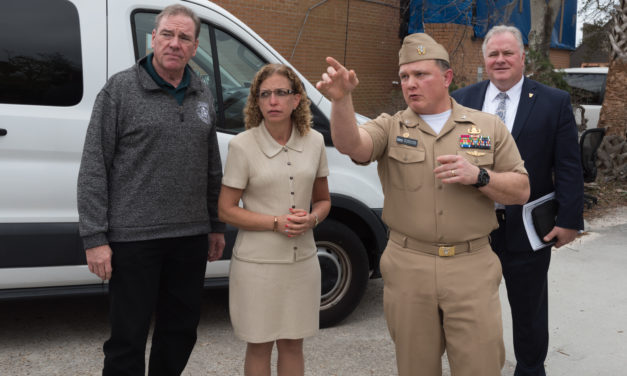 Rep. Wasserman Schultz, Rep. Dunn tour Panama City Navy Base