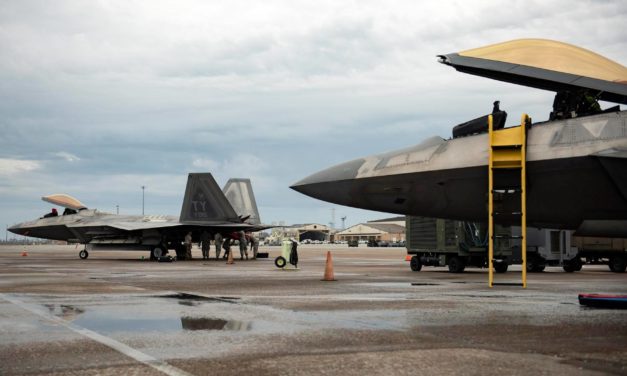 Two Tyndall F-22’s Return Home