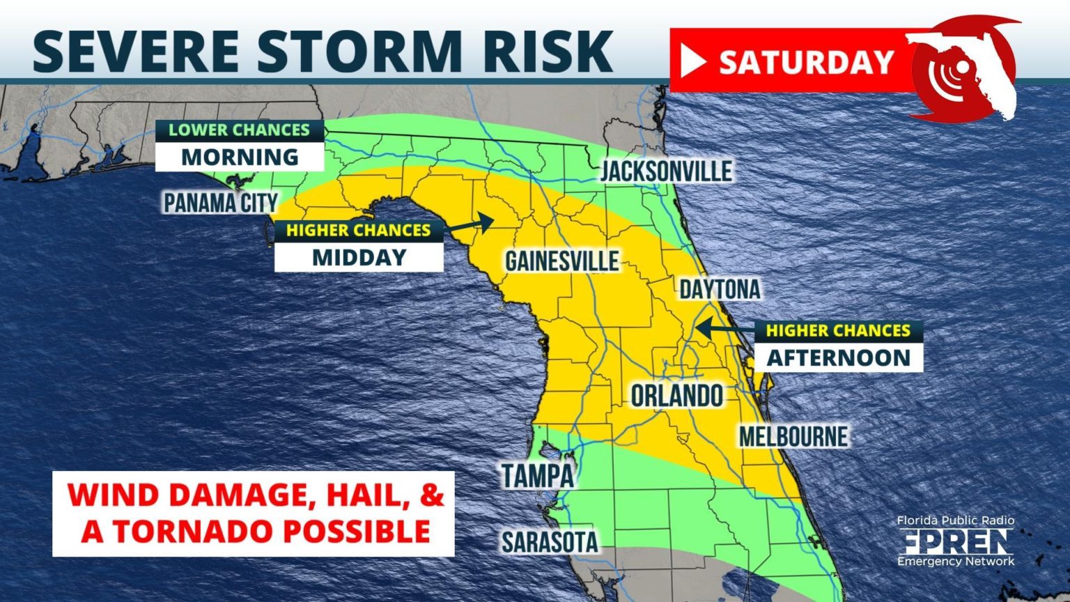 A Stormy Saturday is Becoming More Likely Across Central and North ...