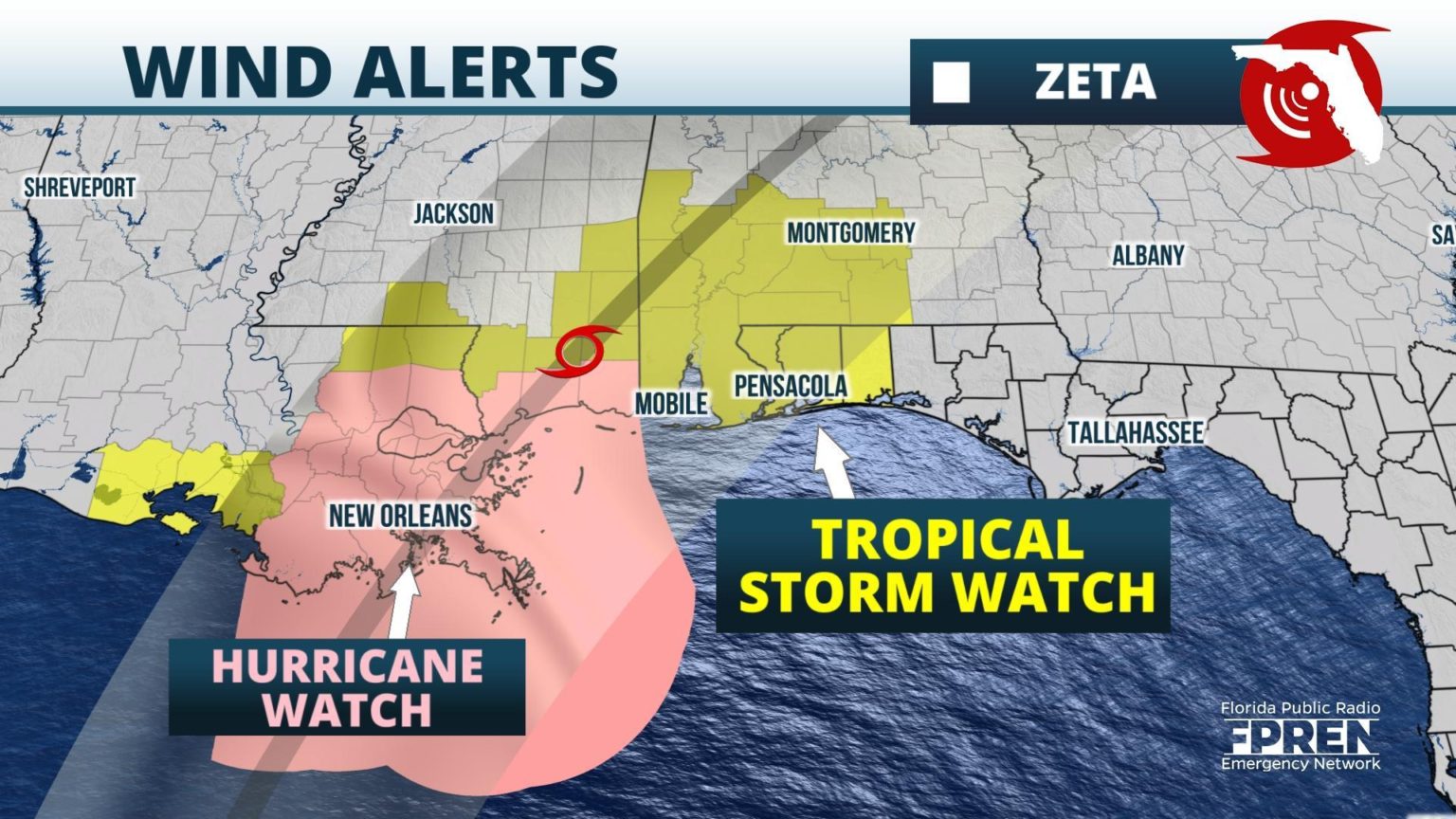 Tropical Storm and Storm Surge Watches Issued in Florida Panhandle ...