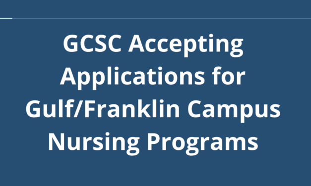 GCSC Accepting Applications for Gulf/Franklin Campus Nursing Programs