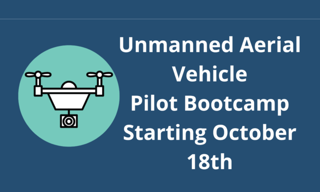 Unmanned Aerial Vehicle Pilot Bootcamp Starting October 18th