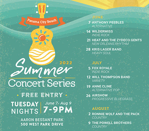 Panama City Beach Summer Concert Series Kicks Off for 2022 - WKGC ...