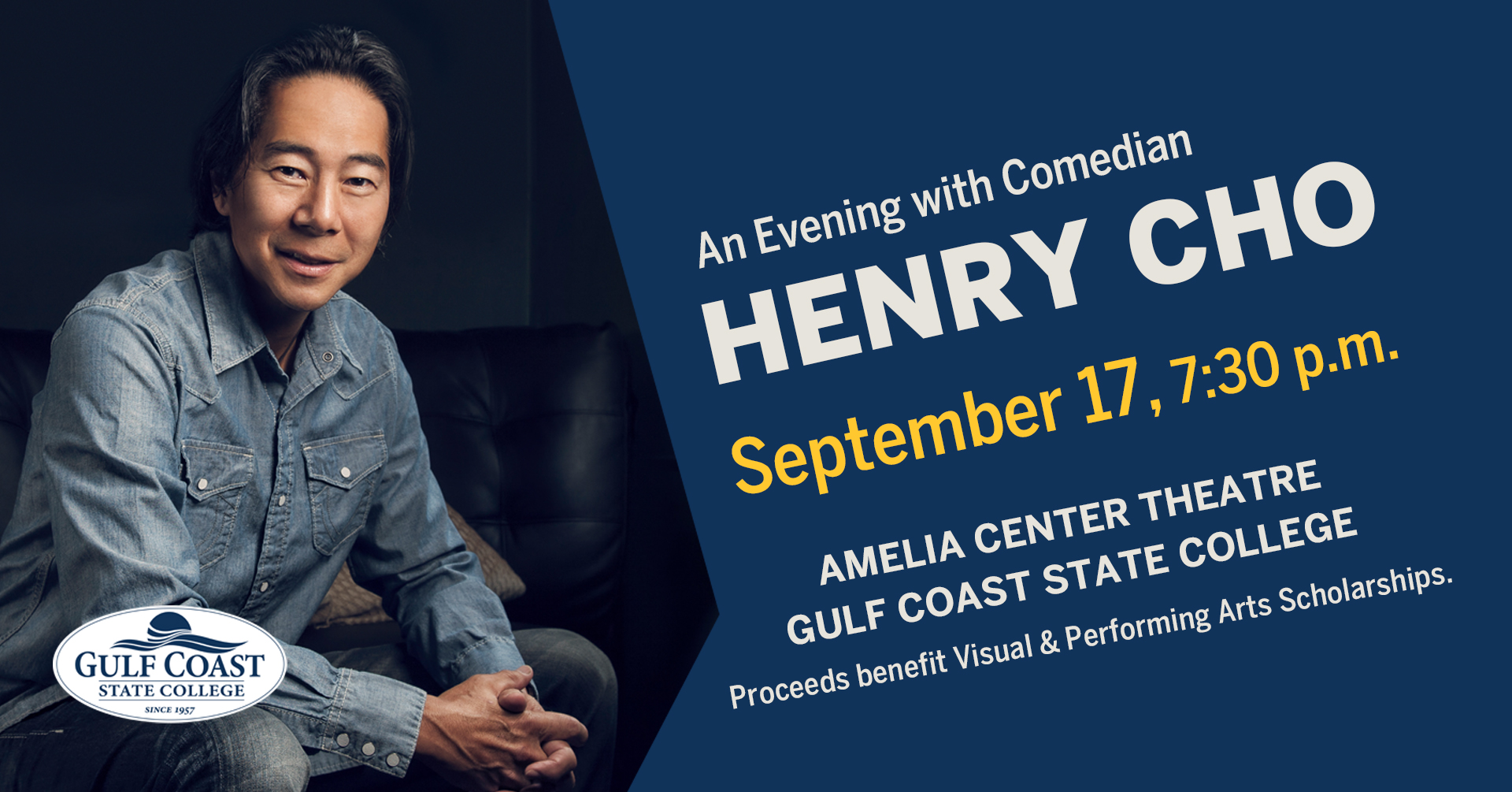 Comedian Henry Cho to Perform at Gulf Coast State College WKGC Public