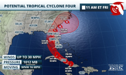 Potential Tropical Cyclone 4 to become a Tropical Storm: Florida’s super soaker