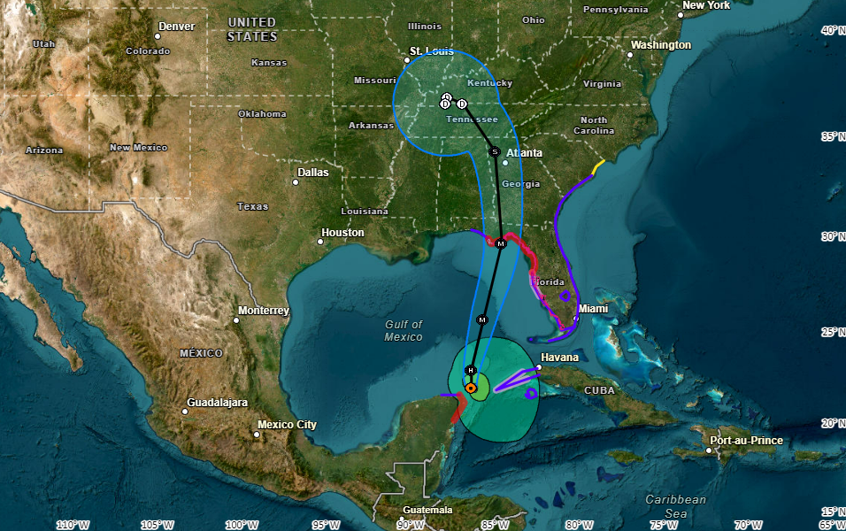 Helene Intensifies into Category 1 Hurricane, Threatens Florida